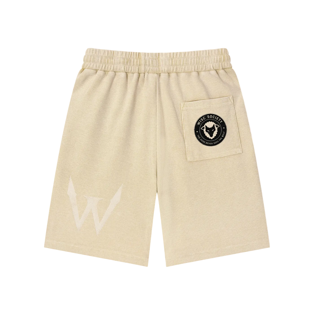 The Wolf Waffle Knit Shorts