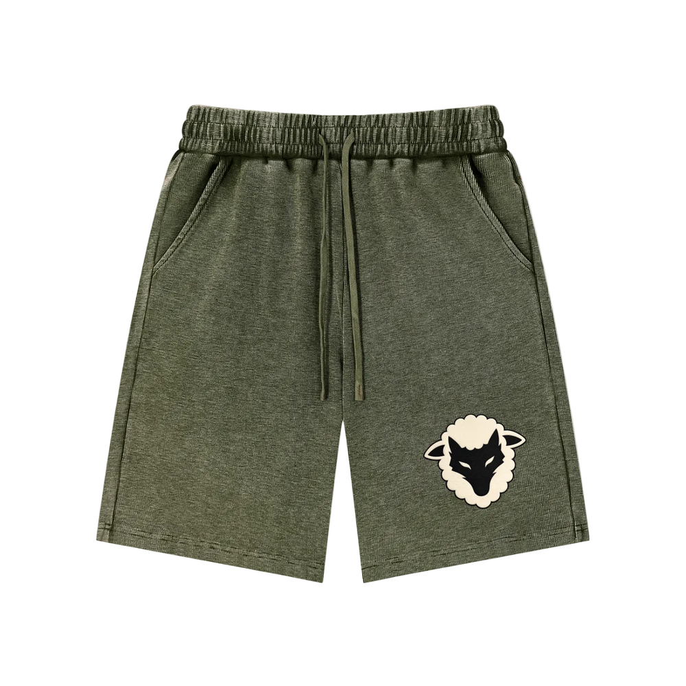 The Wolf Waffle Knit Shorts