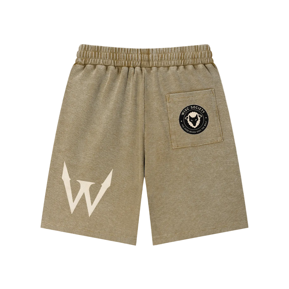 The Wolf Waffle Knit Shorts
