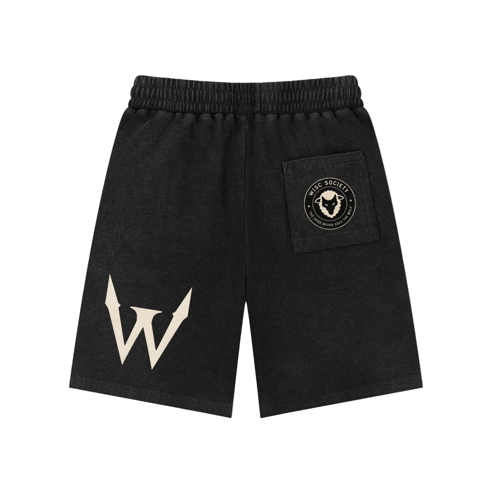 The Wolf Waffle Knit Shorts